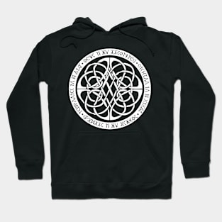 Celtic Knot With Runes Spiritual Pagan Witchcraft Hoodie